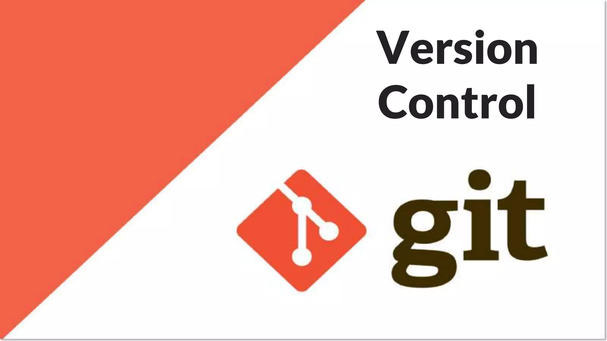 version control with git